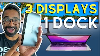 MacBook Air M1 dual monitor setup with DisplayLink  Dixon talks tech [upl. by Tierza]