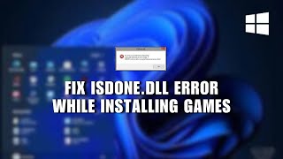 🔥 How to Fix ISDonedll Error While Installing Games  Tutorial   Full Tutorial [upl. by Collis]