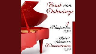 Ernst von Dohnányi Four Rhapsodies Op 11  I In G Minor [upl. by Nosnor]