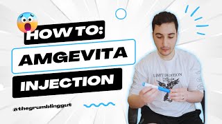 HOW TO INJECT AMGEVITA ADALIMUMAB FOR INFLAMMATORY BOWEL DISEASE IBD I TIPS I THE GRUMBLING GUT [upl. by Lenahs]