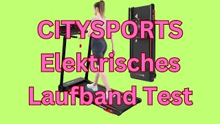 CITYSPORTS Elektrisches Laufband Test [upl. by Airotna]