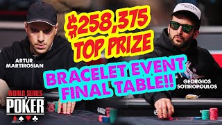 WSOP 2024  Bracelet Event with 258375 Top Prize Condensed Final Table [upl. by Salisbury]