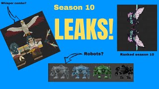 Season 10 Leaks Ranked Kits Icons and More [upl. by Deehsar]