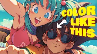 How to color your drawings  Anime CelShading method [upl. by Reta553]