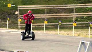 Golden Goal  skiskyting med Segway [upl. by Atsillac]