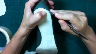 How to make shoes How to make a pattern of shoe midsole [upl. by Ojillek]