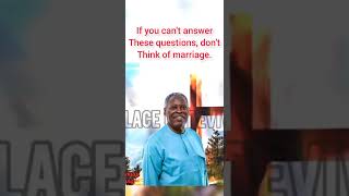 Why are you thinking of marriage now  Pastor Kumuyi talks on the issue of late marriage  DCLM [upl. by Chuipek]