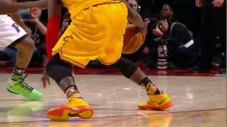 Kyrie Irvings ankle breakng stepback on Brandon Knight [upl. by Haleak]