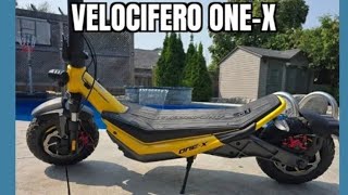 The FERRARI OF ESCOOTERS  VELOCIFERO ITALIAN DESIGNED ONEX [upl. by Ecinahs]