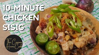 10Minute Chicken Sisig  LEFTOVER ROASTED CHICKEN RECIPE 1  The Curious Home Cook [upl. by Maller105]