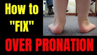 How to REALLY quotFixquot Overpronation Flat feet and Collapsed Arches TRUTH  Exercises [upl. by Gregrory]