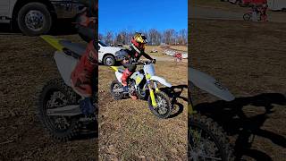 Brand New 2024 Husky TC65 🥶 new husqvarna fresh dirtbike kids shortvideo shorts motocross [upl. by Fidelio]