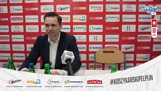 Konferencja pomeczowa  DECKA PELPLIN  SKS Starogard Gdański  Goście  04022023 [upl. by Enomor]