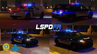 SPVM amp SQ Responding CODE 3 to a Shootout in Progress  Grand Theft Auto V LSPDFR [upl. by Nahtanaoj]