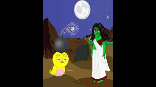 এ ডাইনি আমি বোম ফাটাবো story Bangla cartoon Tumi Pakhi cartoon rupkothar Golpo shorts [upl. by Ereveneug]