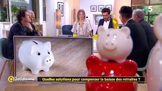 Quelles solutions pour compenser la baisses des retraites [upl. by Lytsirk31]