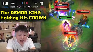 Uzi Reaction  T1 Taking Over BLG at Worlds Final 2024  Highlight All Game [upl. by Arej]