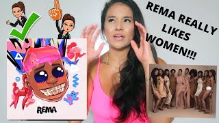 REMA  WOMAN REACTION VIDEO [upl. by Larson]