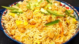 BEST Shrimp Fried Rice Recipe  Quick 20Minute Dinner  Better Than Takeout Asian Fried Rice 🍚 [upl. by Asilim]