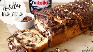 Óriási Nutellás BABKA 🌰🍫  BebePiskóta [upl. by Tterag288]