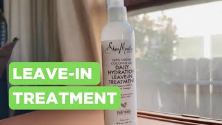 SheaMoisture Leavein Conditioner Treatment Review [upl. by Paxton904]