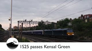 4K 1S25  The 2115 Caledonian Sleeper service passes Kensal Green [upl. by Ryle]