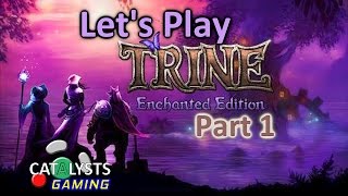 Lets Play Trine Enchanted Edition CoOp Part 1  Trine Too Hard [upl. by Haynor]