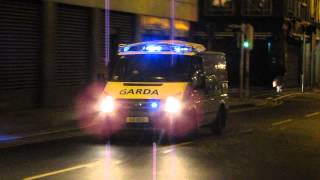 GARDA Dublin prisoner transport [upl. by Hanej]