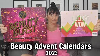 Unboxing Some Beauty Advent Calendars 2023  2799 Vs 2299 [upl. by Robert]