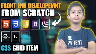 CSS GRID ITEM Frontend Web Development Full Course From Scratch [upl. by Alim]