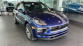 Taking Delivery of a 2024 Macan S in Gentian Blue Metallic  Porsche West Broward [upl. by Eniluap]