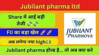 jubilant Pharma share latest news  Jubilant pharma share news today Jubilant pharma share analysis [upl. by Sirtimed]