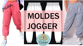 COMO HACER PANTALÓN JOGGER DAMA APRENDE MUY FÁCIL  MOLDES GRATIS [upl. by Firestone645]