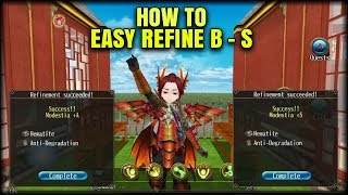 How to Easy Refine from B to S  Refiner must Watch  Toram Online [upl. by Agostino254]