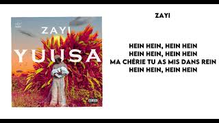 Zayi x Didi B  Rein Lyrics Video [upl. by Henrieta]