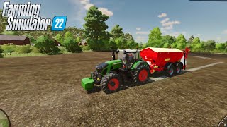 Farming Simulator 22  Gameplay  Sowing Wheat  Fertilizer Farm  Timelapse [upl. by Akciret]