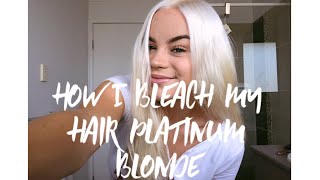 So färbe ich meine Haare Platinblond 💁🏼‍♀️ [upl. by Pinebrook]