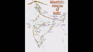 Mountain ranges of India 🇮🇳 Geography and History [upl. by Deehahs]