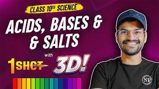 Acid Base and Salts ONE SHOT 🔥  Class 10 Science Chemistry Chapter 2  Shobhit Nirwan [upl. by Galan]