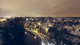 Timelapse  A night in Ledeberg  Dec 12th 2017 [upl. by Lauryn]