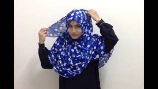 Wide shawl halfmoon Tutorial by USWAH [upl. by Annaohj712]