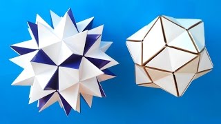 Кусудама раскрывающийся цветок Valentina Gonchar Kusudama Revealed Flower [upl. by Ludwig]