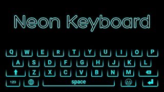 Neon Keyboard Theme [upl. by Hindu]