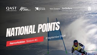 Remarkables National Points SL Race one 08092024 [upl. by Zea]