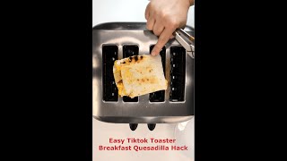 Tiktok Easy Breakfast Quesadilla Recipe BREAKFAST HACK [upl. by Jackelyn]