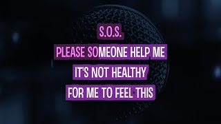 SOS Rescue Me Karaoke  Rihanna [upl. by Emmeram]