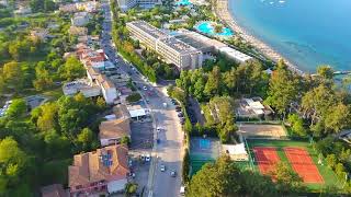 Aerial Cretan Video in Dassia and the Iolida Corfu Hotel [upl. by Eikceb]