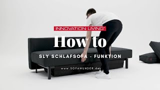 HOW TO Schlafsofa SLY von Innovation®  Bettfunktion erklärt  Sofawunderde [upl. by Juni]