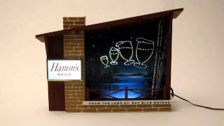 Hamms Beer sign circa 1960 [upl. by Aital]