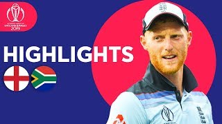 Stokes Stars In Opener  England vs South Africa  Match Highlights  ICC Cricket World Cup 2019 [upl. by Segroeg88]